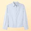 Cyan Pinstripe Shirt