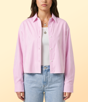 Pink Pinstripe Shirt