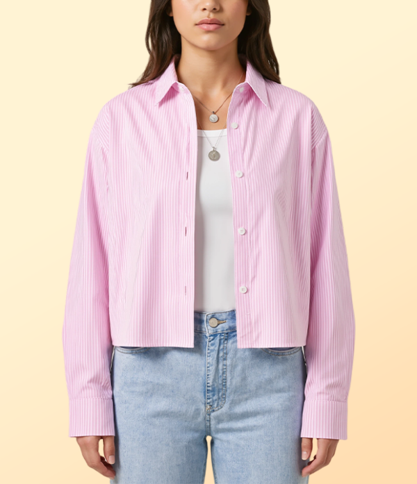 Pink Pinstripe Shirt